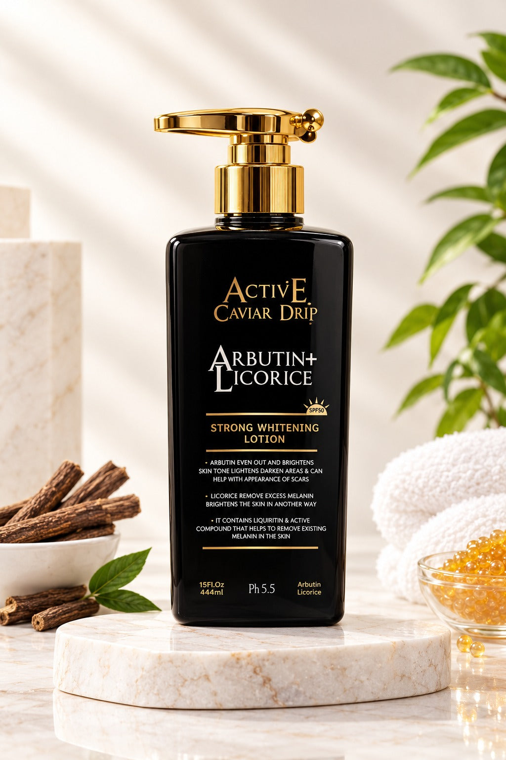 Active caviar drip arbutin+ licorice