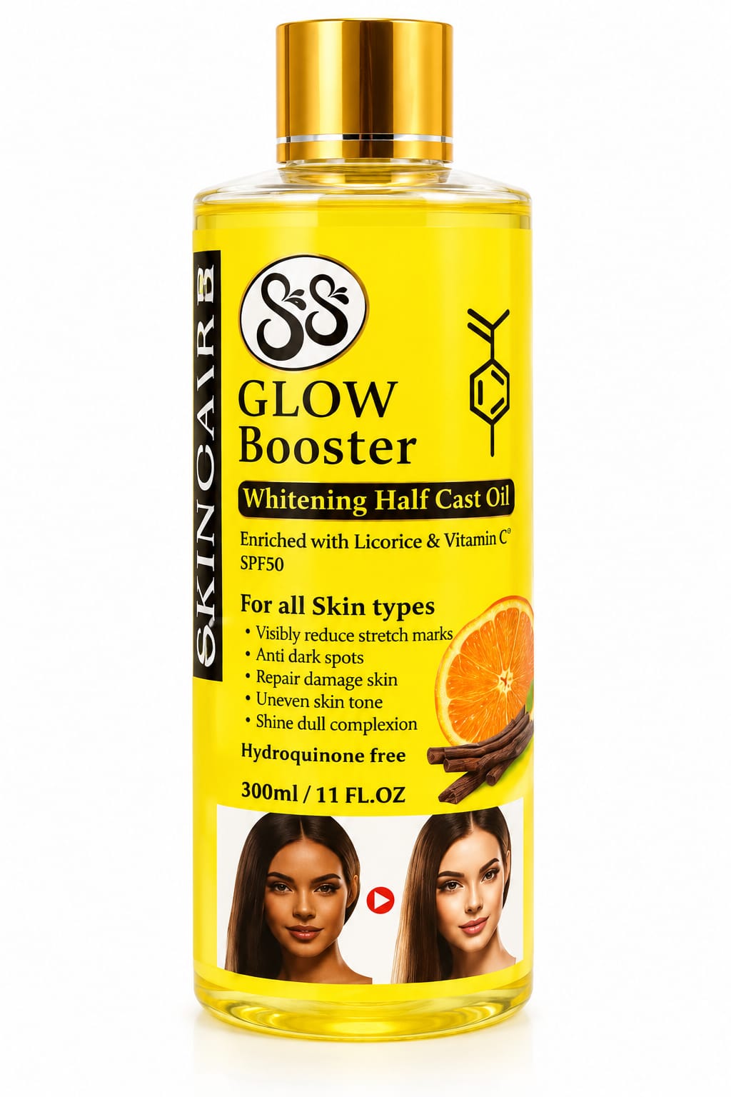 Glow Booster Whitening Half Cast Oil